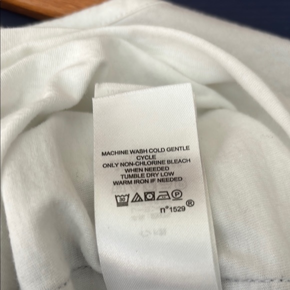 Lauren Ralph Lauren White Relaxed Dolman Sleeve Tee - Picture 5 of 5